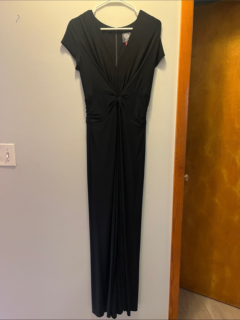 Vince Camuto Black Twist-Front Jumpsuit